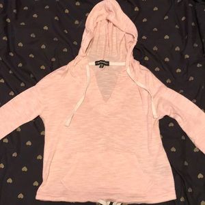 Hooded crop top